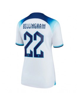 Ženski Nogometna dresi replika Anglija Jude Bellingham #22 Domači SP 2022 Kratek rokav